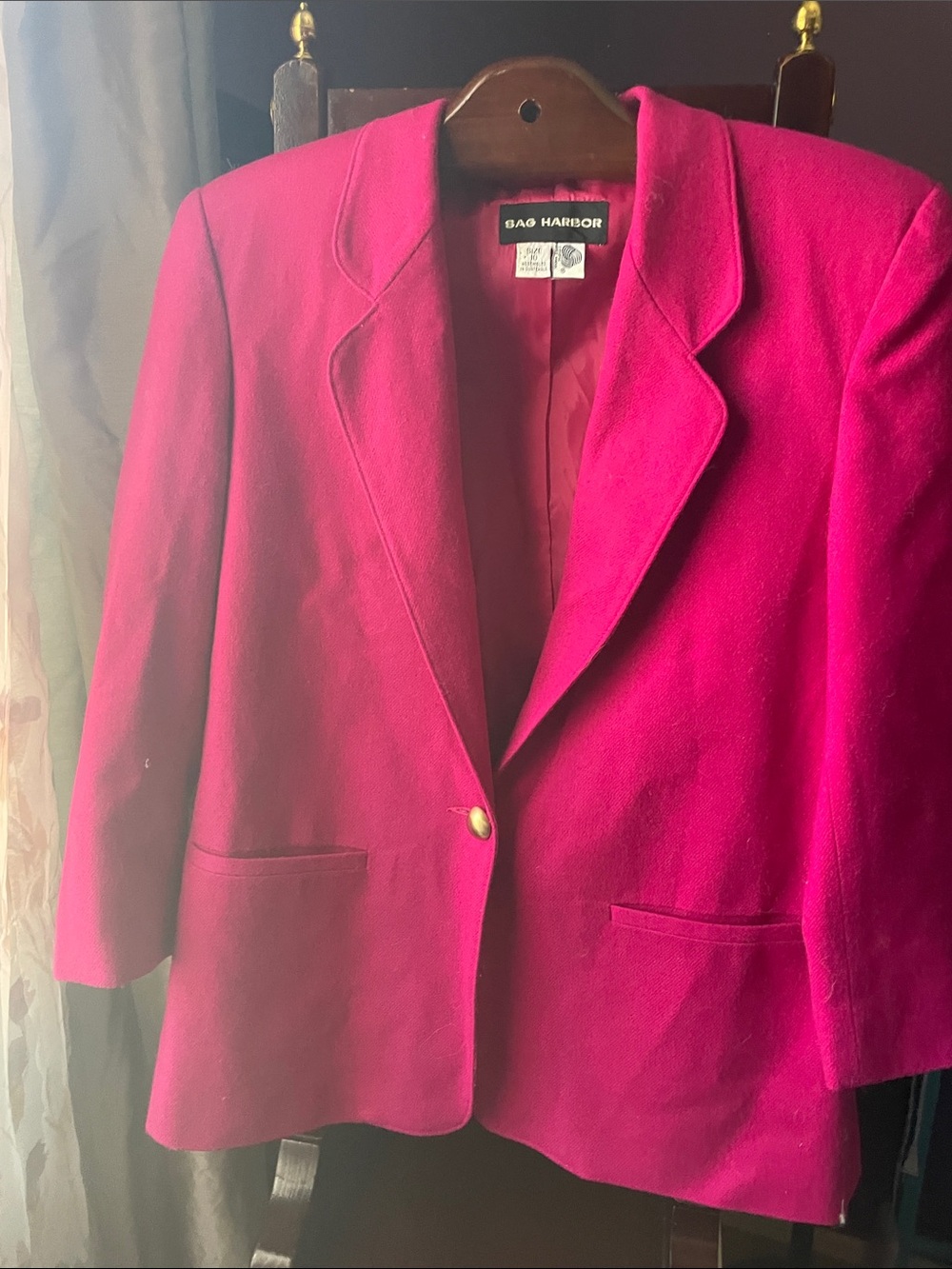 VTG SAG HARBOR WOOL BLAZER